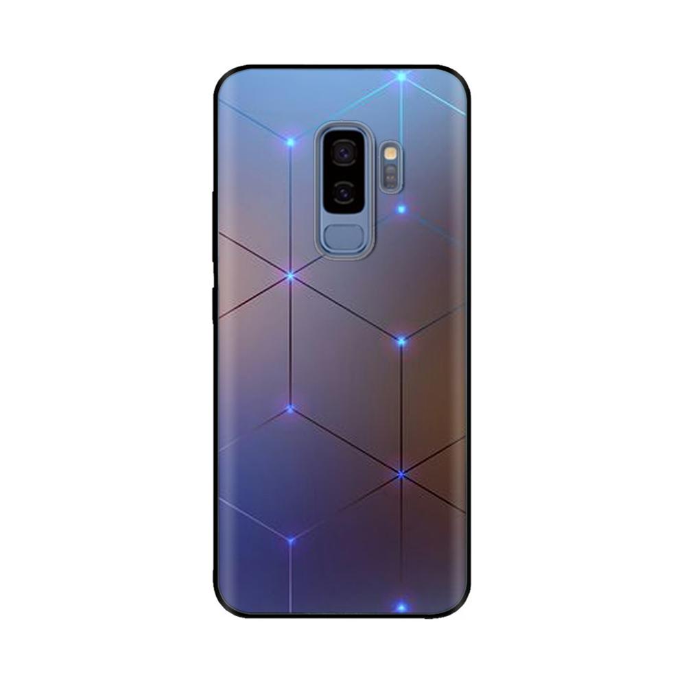 For Samsung Galaxy S9 Case Mobile Phone TPU Silicone Protective Cover for Samsung S9 Plus S9+ S 9 Back Cover Paintted Bumper