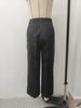 2025 Women's High-Waisted Solid Color Pleated Loose Long Pants