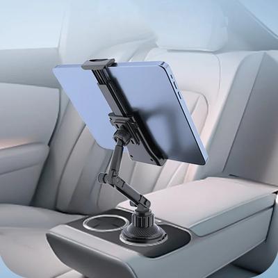 1 szt. Uniwersalny Regulowany w 360° Uchwyt na Tablet do Samochodu, Uchwyt na Telefon do Uchwytu na Kubek Samochodowy, Podstawka na Kubek Samochodowy na Tablet 4,7-13 cali iPhone iPad