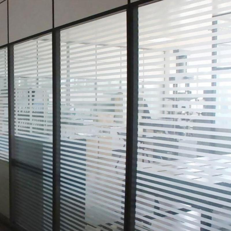 Frosted Stripes Window Film Wall Sticker Window Stickers Window Decals Electrostatic Glass Film 3 Size