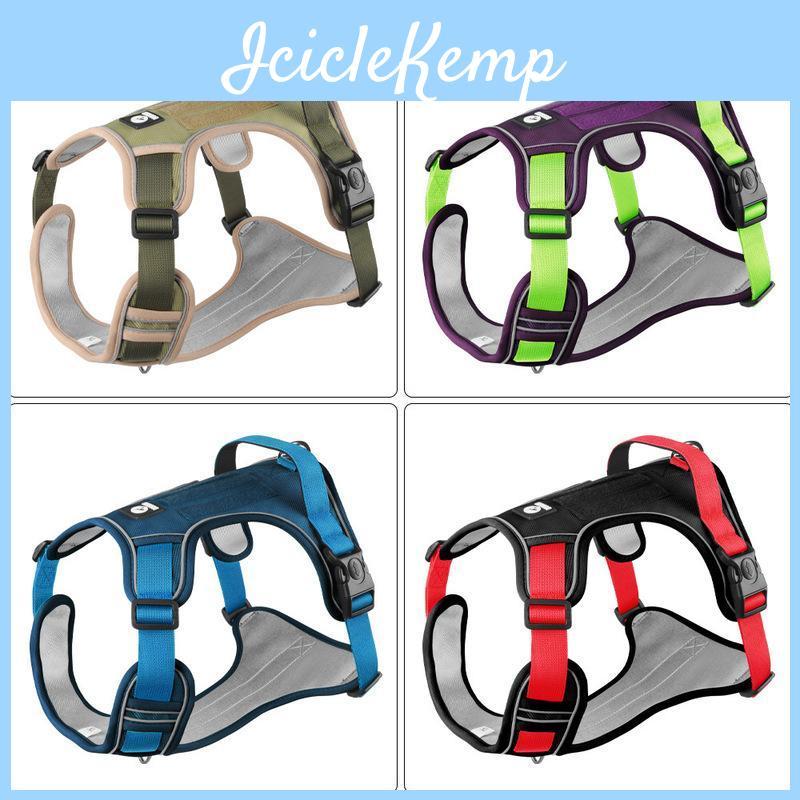 Large Reflective Midium Harness Dog Dogs Tactical Vest Big 1680d Waterproof Oxford Cloth Dog Harnesses Pet Accessoires Supplies