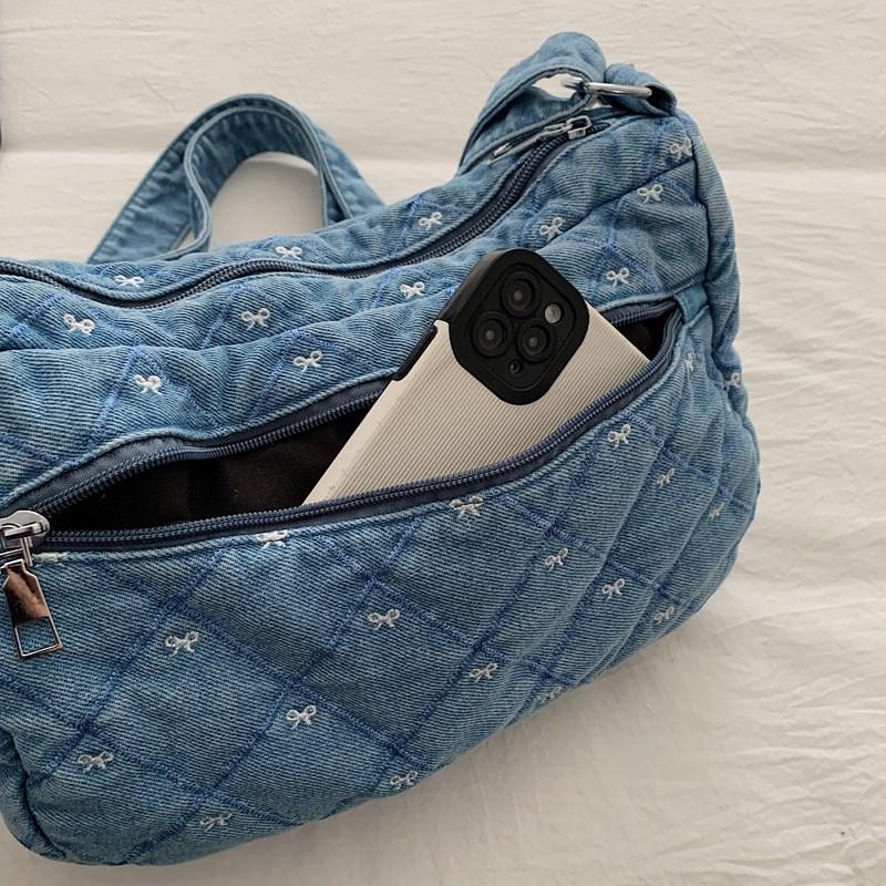 Rhomboid Shoulder Bag Women's Crossbody Bag Large Capacity Dumpling Bag