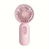 1PC Small Fan Handheld Battery Operated Mini Portable USB Rechargeable Fan 3 Adjustable Speeds