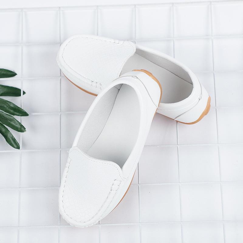 Boys' Summer Leather Loafers - New Casual Kids' Shoes 