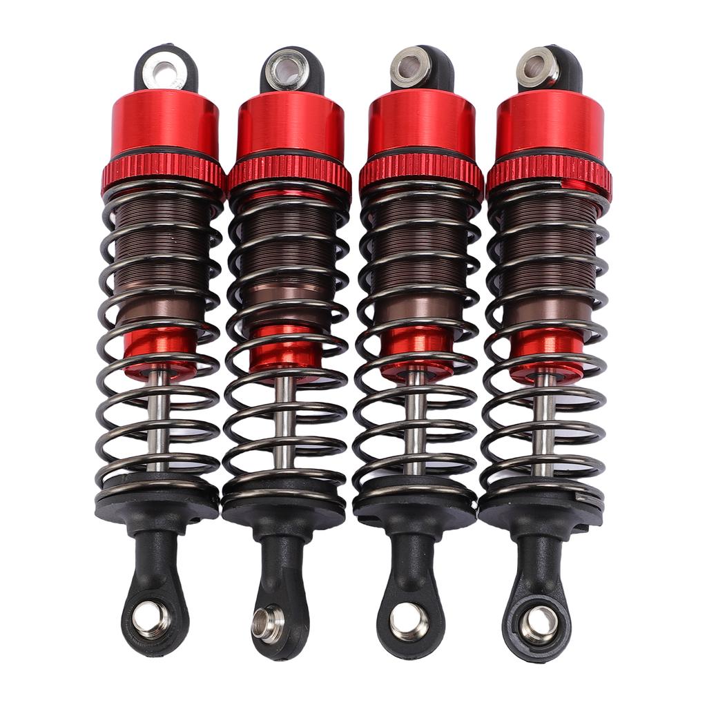 4 PCS 75mm RC Car Oil S Aluminum Alloy Damper Set for 1/10 Scale RC Cars