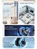 Bladeless Desk Fan 9 Speed Adjustment and Touch Control Portable Air Conditioner Cooling Fan Tower Air Cooler for Office Bedroom