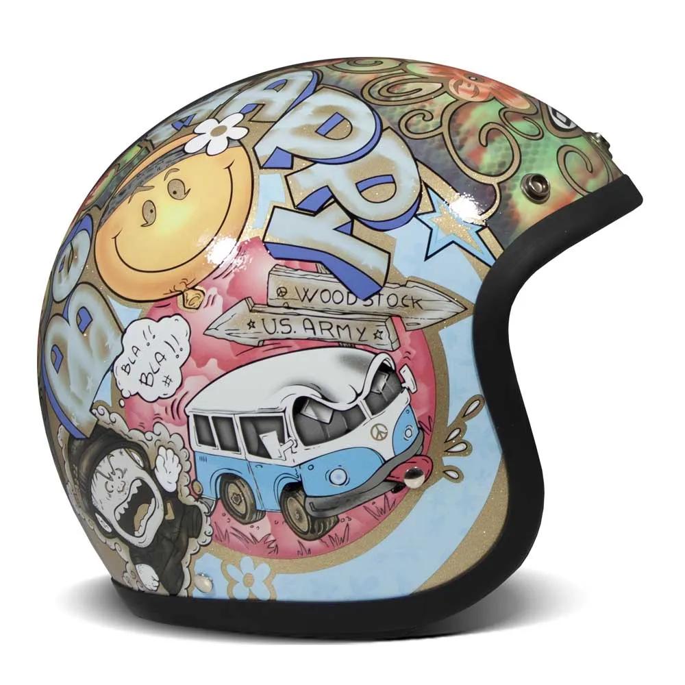 DMD Open Face Helmet Retro