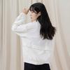 New Balance Jackets Women's White Stand Collar Moderate 5AC38372-WT