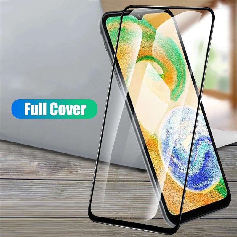 

Full Cover On for Samsung Galaxy A04S Tempered Glass for Samsung A 04S galaxyA04s Glass Screen Protector Film A 04S A04 S A047F Samsung Galaxy A04s чорний