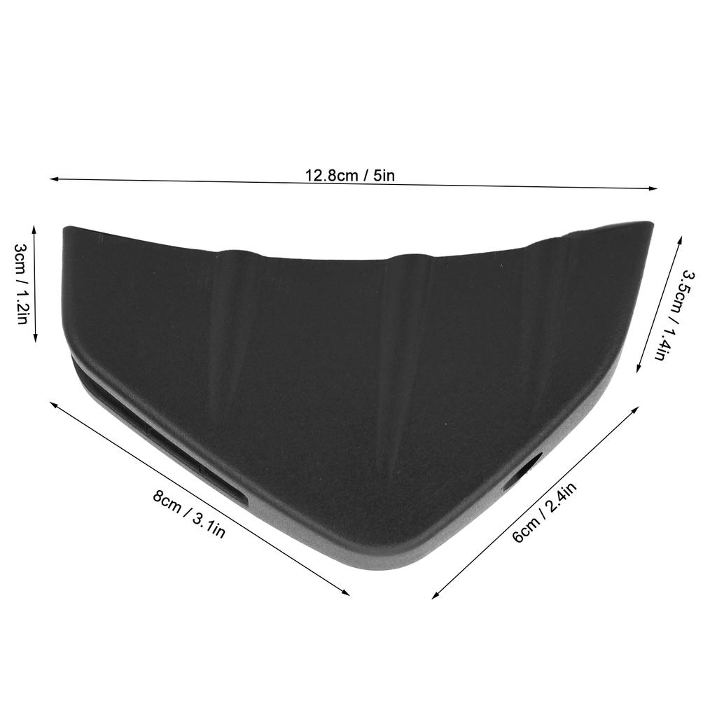   Rr Spoiler   Fin Tail Lower Bumper Lip Diffuser Splitter with Buckle