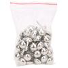 50PCS Zinc Alloy 15MM Mushroom Shape DIY Decoration Stud Rivets for Bag Shoes Hat Clothes AccessoriesSilver