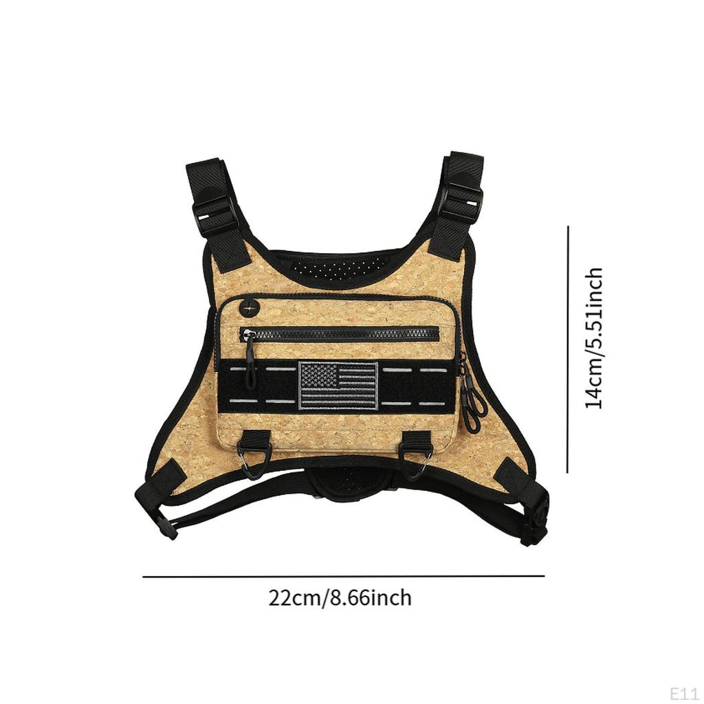 Outdoor Sports Chest Bag Oxford Cloth Vest for Running Exercise Cycling