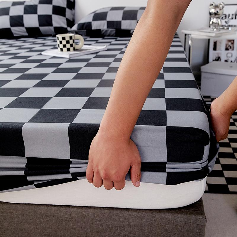 1 stk Sengesett Enkeltstørrelse Laken Dobbel Sengeteppe for Hjem Sengetøy 90/120/150/180/200 Sengesett Sabana (Ingen putevar)