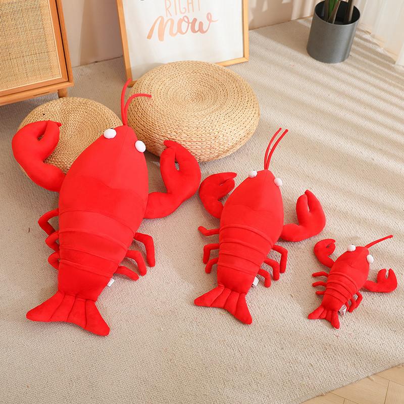 Crayfish Doll Simulation Crab Doll Plush Toy Spicy Shrimp Throw Pillow Hat Large Gift Gift