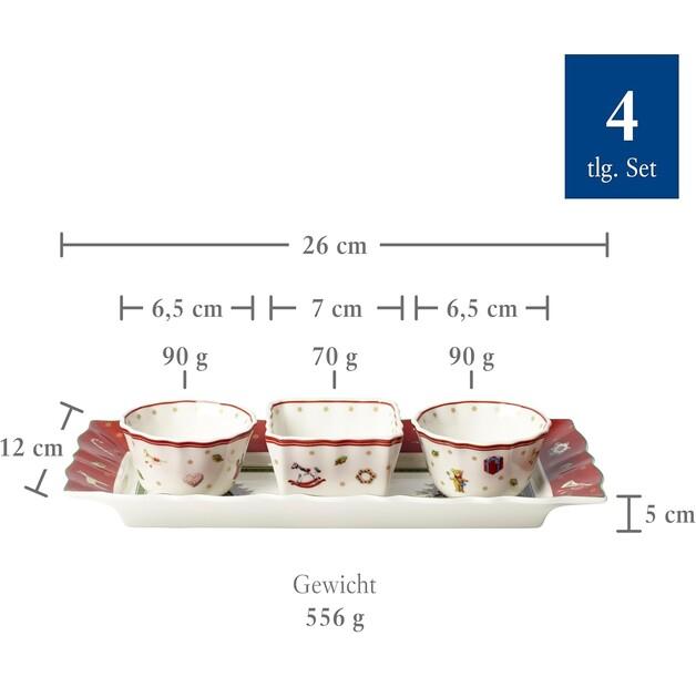 Villeroy & Boch Toy's Delight Drinking Bowl Set, 4 Pieces (1485858420)