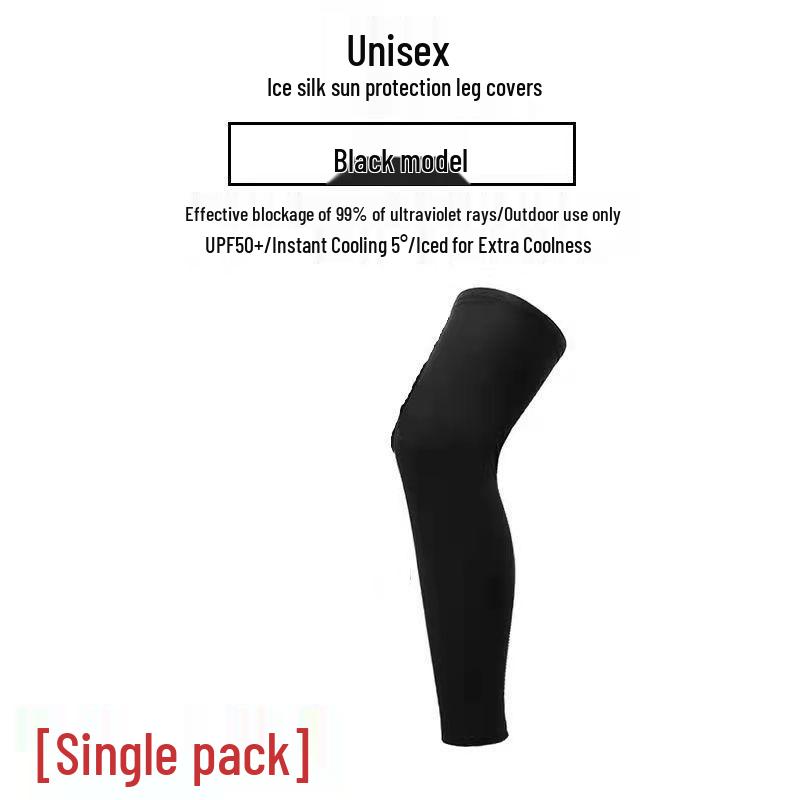 

Unisex Ice Silk Sun Protection Knee & Leg Warmers for Outdoor Cycling & Sports One Size