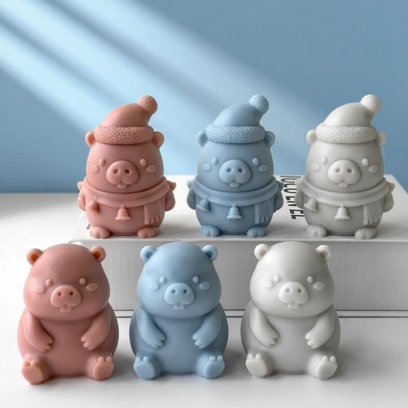 Animal Silicone Candle Molds for Making Candle Soap Epoxy Resin Craft Multipurpose Silicone Mould for Gypsum Decoration