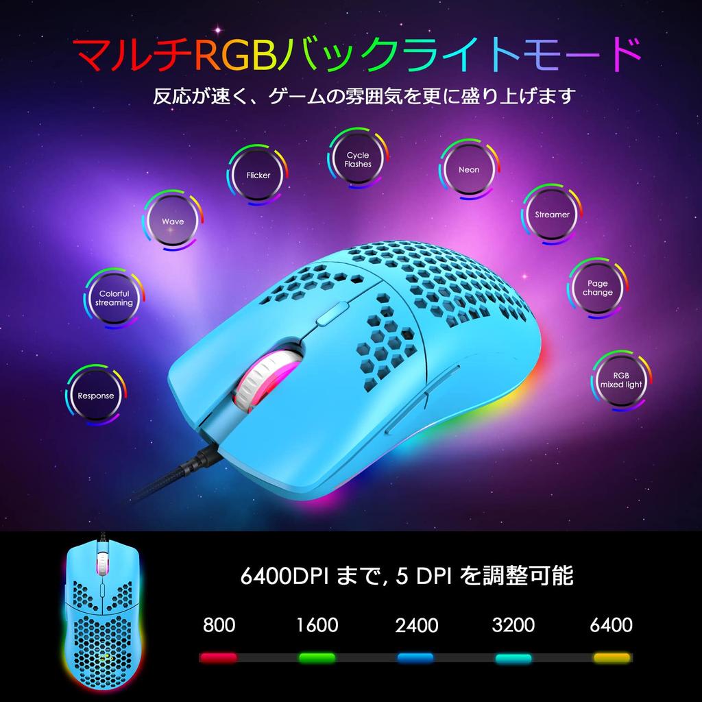 Gaming Keyboard and Mouse Set, Red Switch Mechanical Tenkeyless, 60% Compact, 14 RGB Backlights, Full Key Collision Prevention, 12000 DPI, Type C