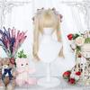 Lolita Harajuku GAL Twin Disguise Costume Cosplay Wig Wig, Style, Style, Blonde, Tail, Curly, Long, Heat-Resistant, Wig, Accessory, Party, Festival,