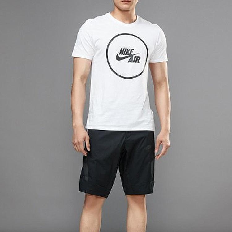 Nike Logo waterproof Zipper Cargo Shorts Black Men's 823366-010