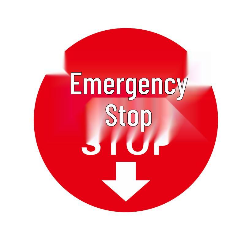 Elevator Emergency Stop Sign