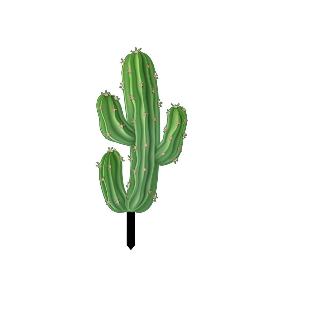 

Акриловий садовий кактус на кілку Садове мистецтво Садовий кілок Декорація Креативні садові кілки B