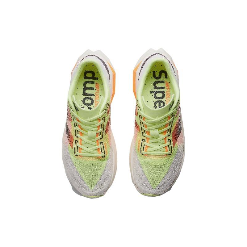 New Balance SuperComp Elite V4 Women Yellow White Low Top Racing Running Shoes WRCELLA4