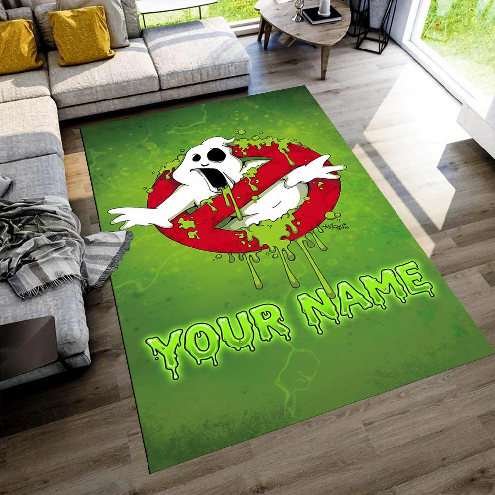 Ghostbusters Personalized Name Floor Mat Suitable for Decorate room Playrooms Kitchen Game Room Anti-slip Rug Decorate Offices