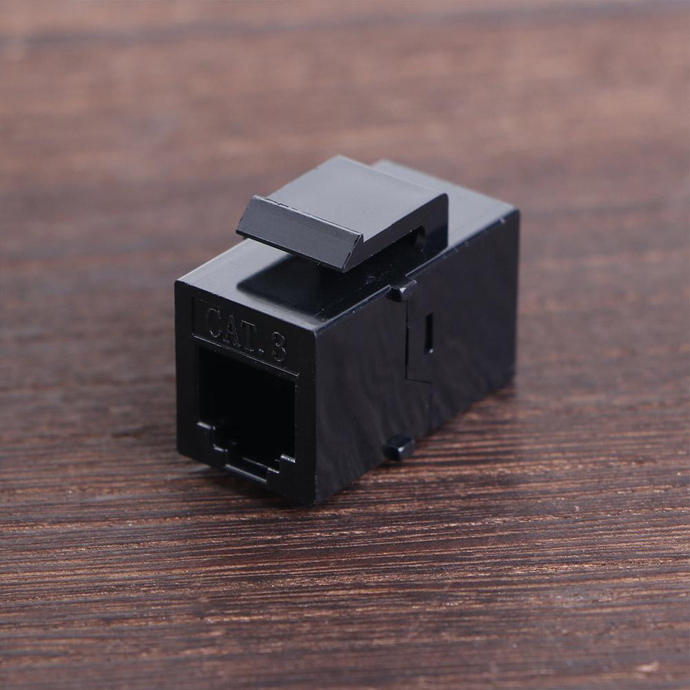 Network Cable Connectors RJ11 Connector Straight Through Telephone Module RJ11 Extender Plug