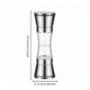 Manual Pepper Easy To Refill Refillable Through Design Seasoning for Home Cooks,