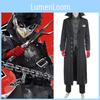 Premium Quality Persona 5 Joker Kaitou Cosplay Costume Trench Coat For Halloween