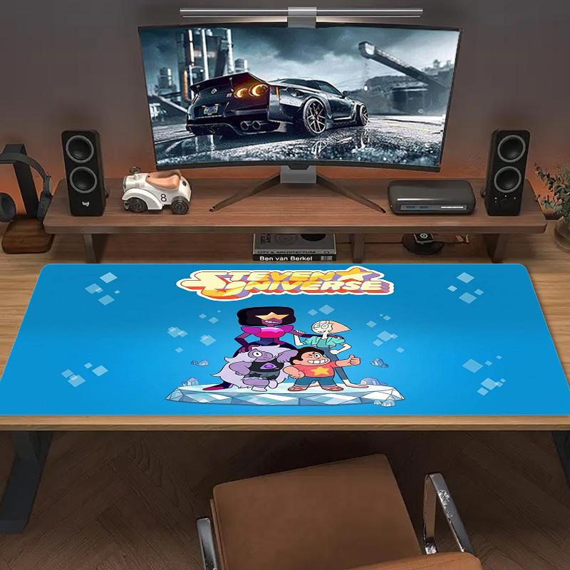 Steven Universo Color Mouse Pad Large Gaming Table Cushion Non-slip Laptop Tablet Big Mousepad XXL Mat Mini PC Playmat With Lock Edge