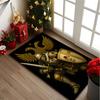 1pc Area Rug Appropriate for Office, Golden Knight Portrait Carpet, Versatile Printed Chair Rug, Durable Home Sofa Carpet