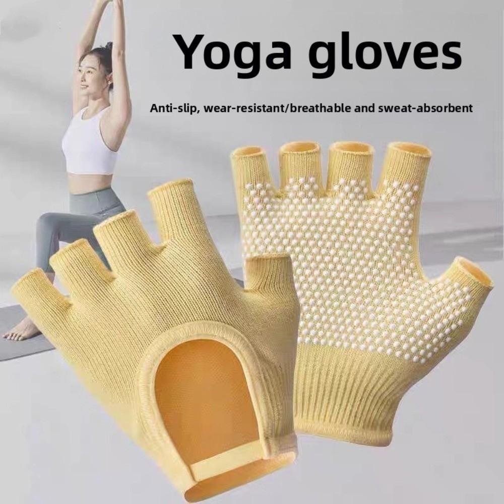 Warm Pilates Gloves Antislip Gym Fitness Gloves Sport Riding Mittens  Fitness Accessory