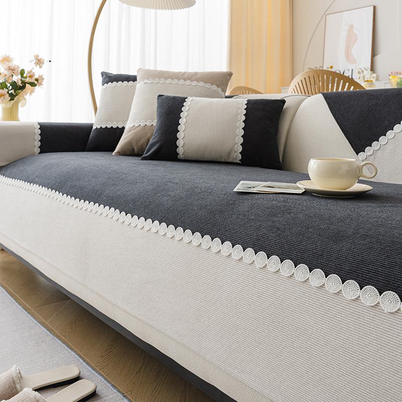 Waterproof Urine-Proof Sofa Cushion, All-Season Non-Slip Seat Cushion, New Chenier Pet Sofa Cover Cover Cloth Towel