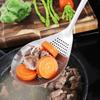 304 Stainless Steel Filter Spoon with Comfort Handle and Hanging Holes Strainer Skimmer for Kitchen Cooking Draining and Frying
