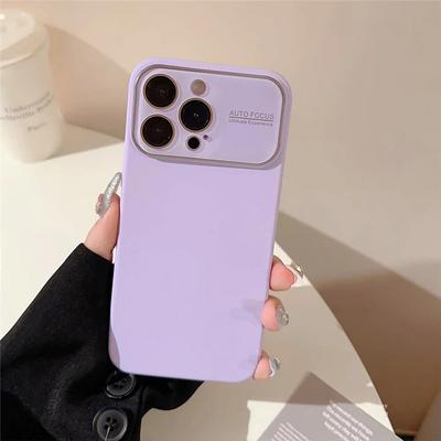 დიდი ფანჯრის ფორმის ქეისი iPhone 14 15 Pro Max-ისთვის, iPhone 11 12 13 Pro Max 14promax 15pro-სთვის, სილიკონის რბილი კამერის ლინზის დამცავი საფარი