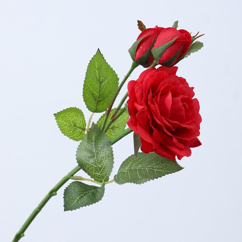 Artificial Decorative Flower Moisturizing Rose Wedding Home Living Room Decoration Flowers and Plants