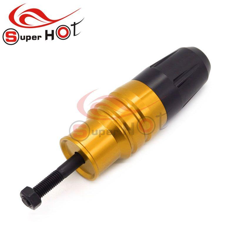 

Suitable for Kawasaki Z1000/SX Z900 Z800 Z250/SL Restoration Exhaust Pipe Schock-Resistant Ball Anti-Fall Glue Stick Gold short(One)