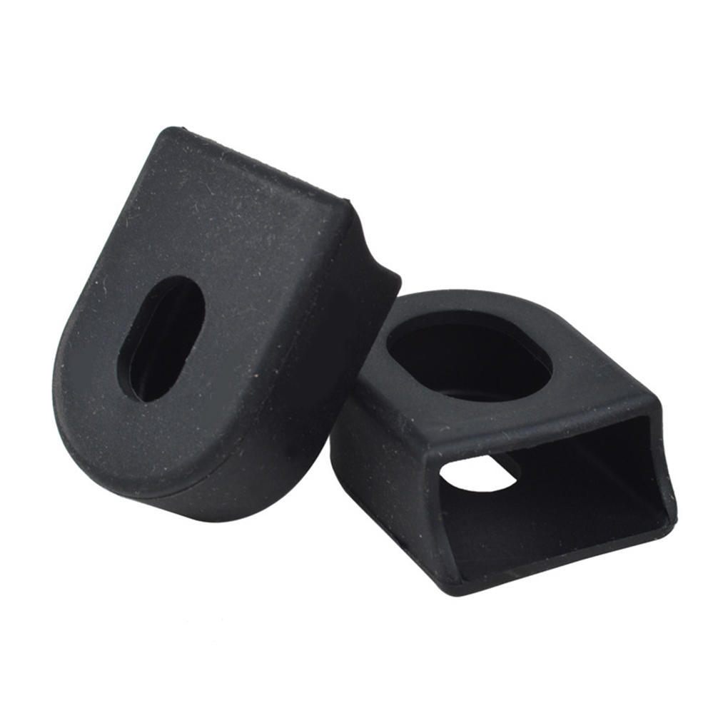1 Pair Bike Crank Protector Crankset Caps Protective Silicone Cover Replacement Parts Outdoor Spare Part Cycling Accessories
