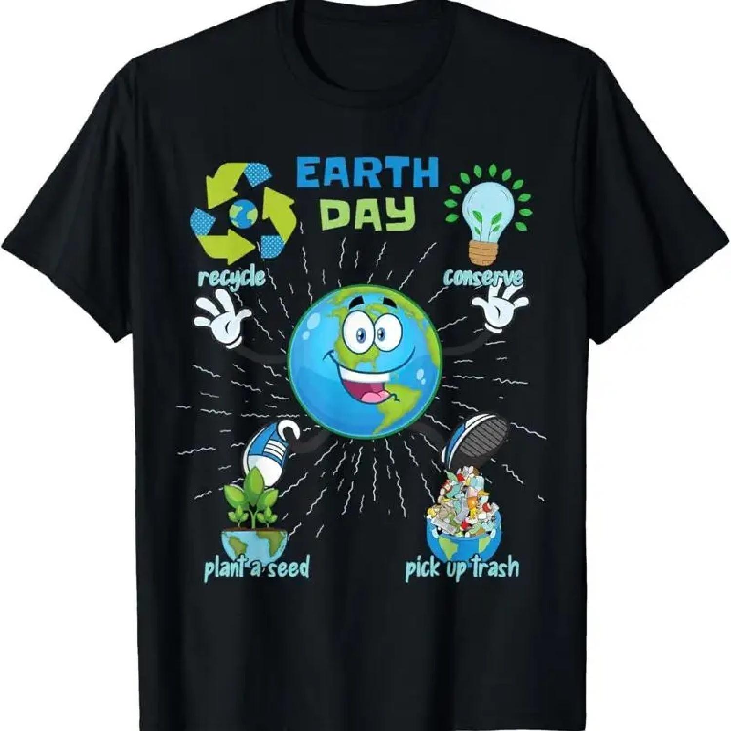 

Earth Day T Shirt XXXXXL різнокольоровий