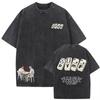 Washed Vintage Rapper Bad Bunny T-shirt DeBi TiRAR MaS FOToS DTMF World Tour T Shirt Gothic Cotton Oversized T-shirts