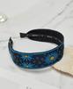 Maia Retro Pearl Headband - Blue