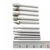 1/8" (3mm) Shank High Speed Steel Rotary Files Burrs Wood Milling Rotary File Burr Set for DIY Woodworking Carving