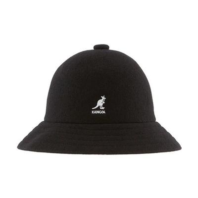 KANGOL K3451 BLACK Casual Wool Bucket Hat