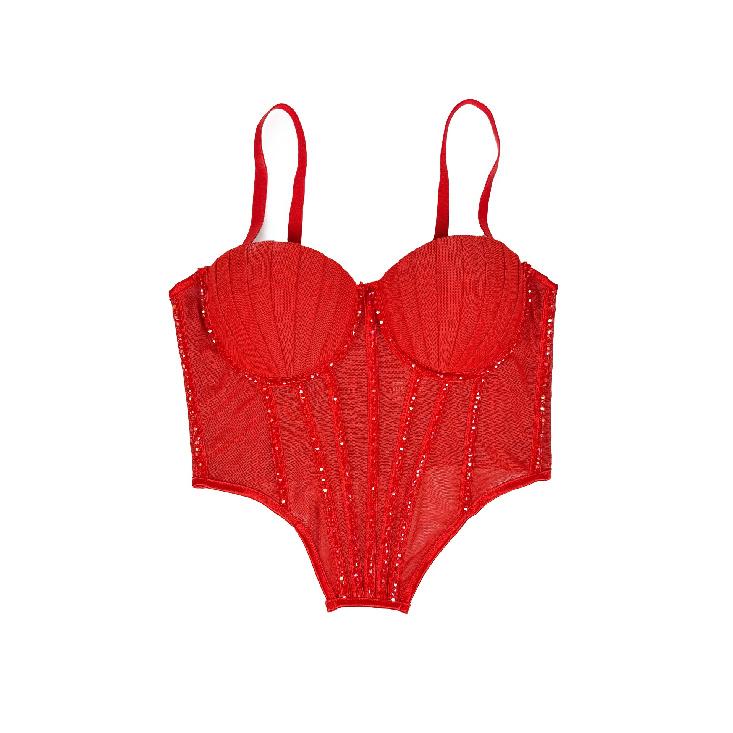 

Корсети, модний та елегантний жіночий одяг 34B/75 червоний