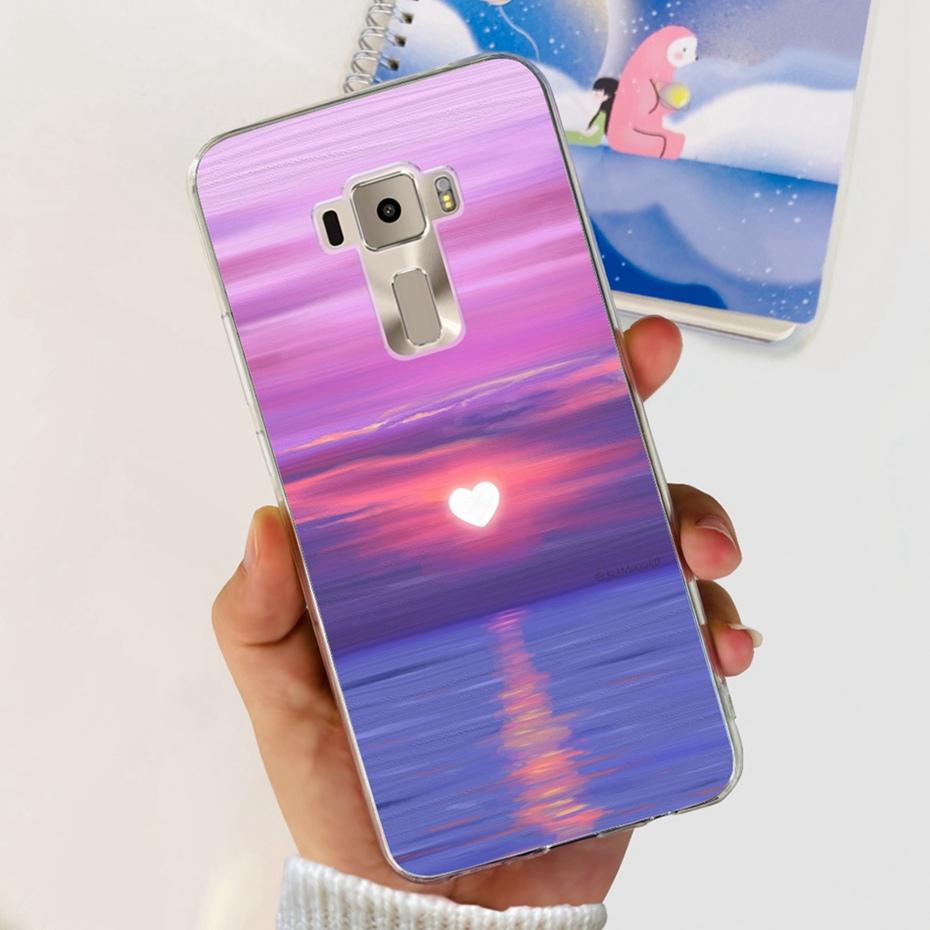 Cute Case For Asus ZenFone 3 ZE520KL ZA520KL Soft Silicone TPU Protective Cover For Asus Z017D Z017DA Z017DB Phone Cases 5.2"