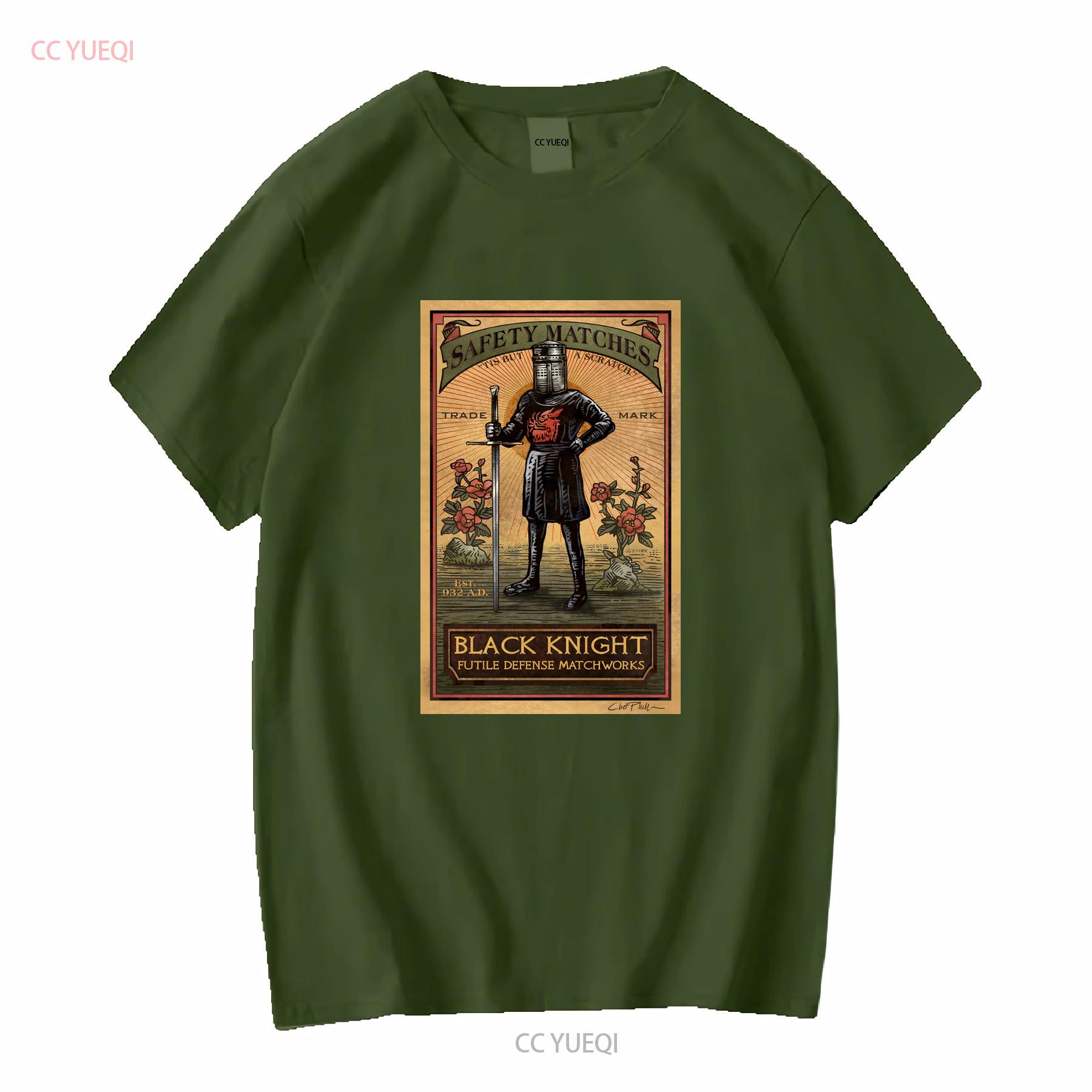 

Black Knight Monty Python T Shirt Retro Movie 70s 80s The Holy Grail long or short sleeves vintage Washed Stretched Unisex M