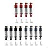 4 And Easy-to-install Self-install Aluminum Shock Absorbers for 1:24 D90 FCX24M Radio Models.