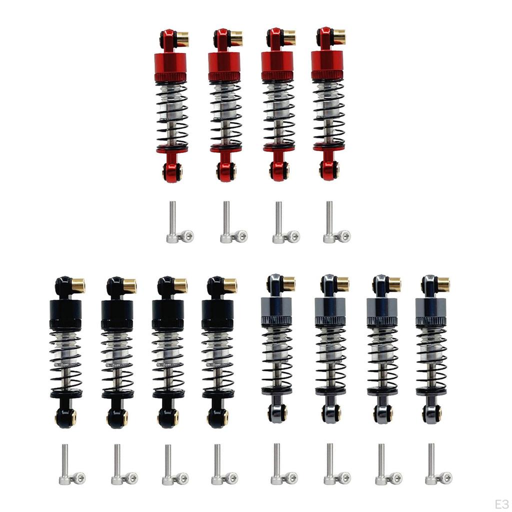 4 And Easy-to-install Self-install Aluminum Shock Absorbers for 1:24 D90 FCX24M Radio Models.